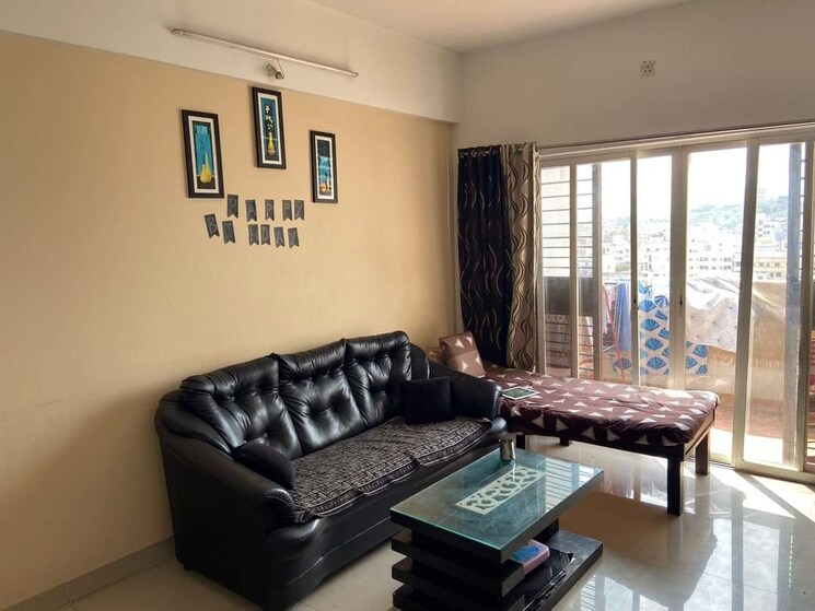 Living Room, kumar-park-infinia 3 Bedroom 1050 Sq.Ft. Apartment In Fursungi Pune 7818297