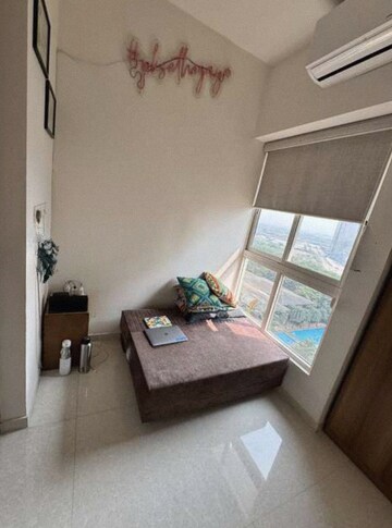 Living Room in 2 BHK Apartment at Lodha Amara, Kolshet Road – for Sale