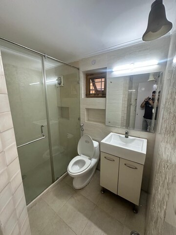 Bathroom in 2 BHK Apartment at Vasant Kunj – for Sale