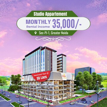 Studio Apartment – Exterior View View at Shagun City Center, Pi Greater Noida - for Sale