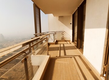 Balcony in 3.5 BHK Apartment at M3M Golf Estate, Sector 65 – for Rent