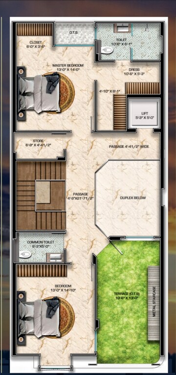 5 BHK Independent House – Exterior View View at New Sanganer Road - for Sale
