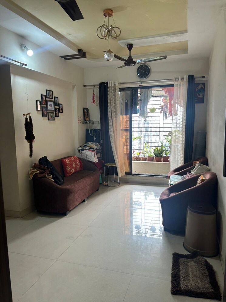 Living Room, ms-vrindavan-park 1 Bedroom 650 Sq.Ft. Apartment In Yogidham Thane 7819620