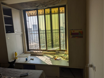 Bedroom in 2 BHK Apartment at Madhav Sankalp, Gandhar Nagar – for Sale