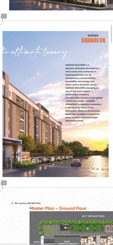 2 BHK Apartment – Exterior View View at Garuda Grandeur, Bowrampet - for Sale