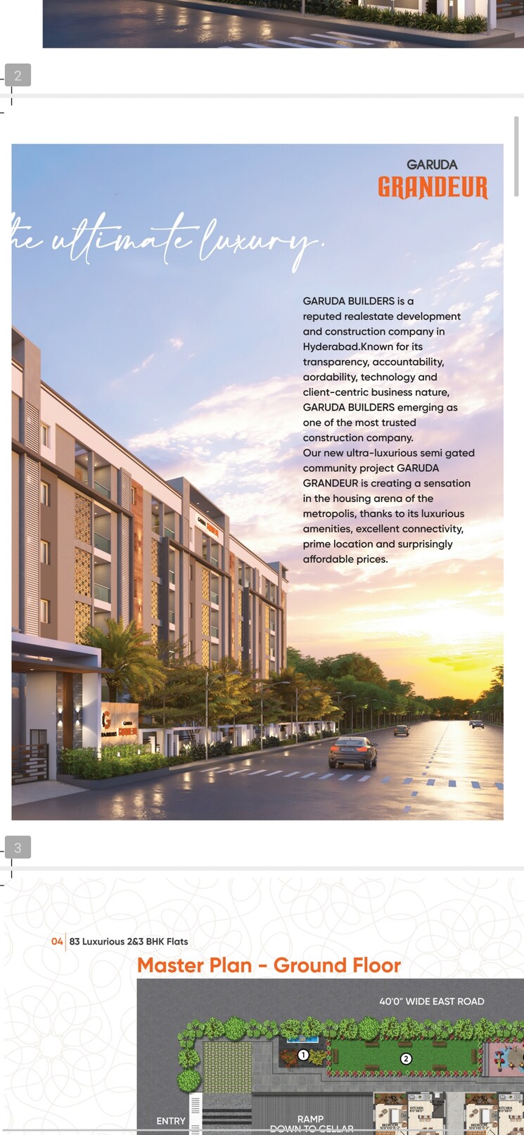 Exterior View, garuda-grandeur 2 Bedroom 1139 Sq.Ft. Apartment In Bowrampet Hyderabad 7820040