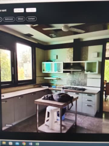 Kitchen in 4 BHK Builder Floor at Panchsheel Park – for Rent