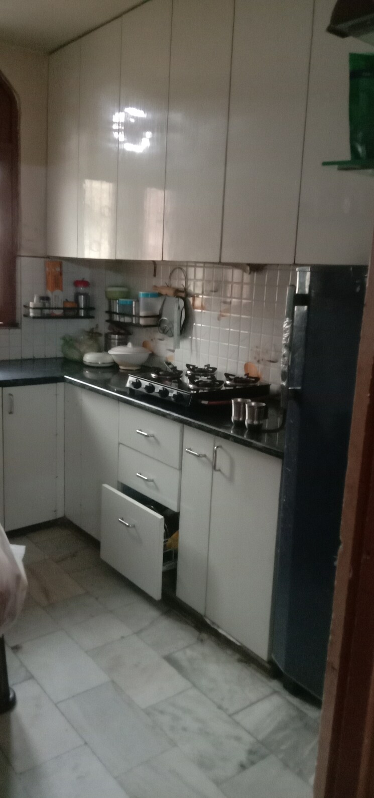 Kitchen, radha-swami-apartments 2 Bedroom 110 Sq.Yd. Apartment In Patel Nagar Ghaziabad 7820539
