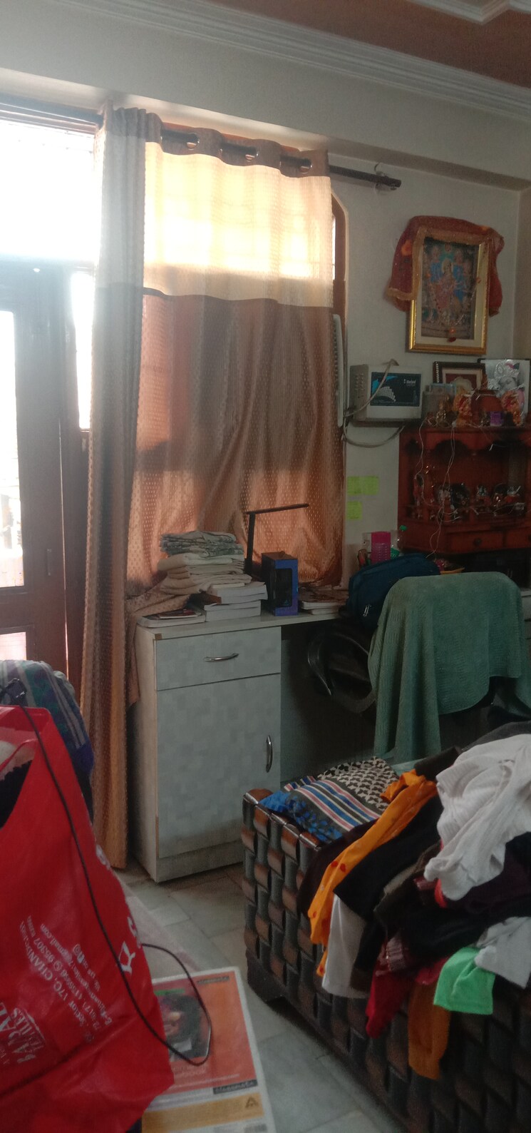 Living Room, radha-swami-apartments 2 Bedroom 110 Sq.Yd. Apartment In Patel Nagar Ghaziabad 7820539