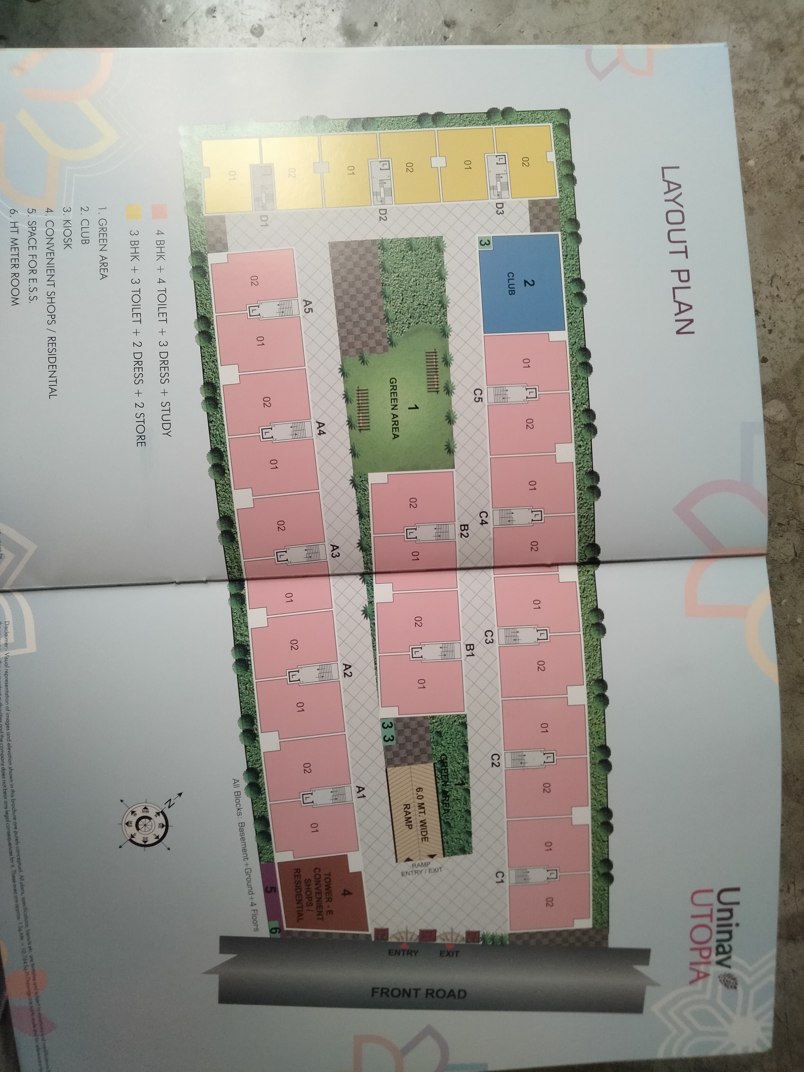 3 BHK + Study Room Apartment For Sale in Uninav Utopia