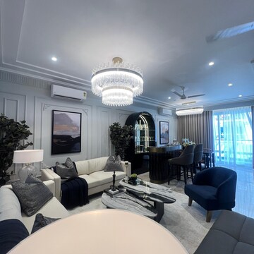 Living Room in 3 BHK Builder Floor at Sushant Lok 2, Sector 56 – for Sale
