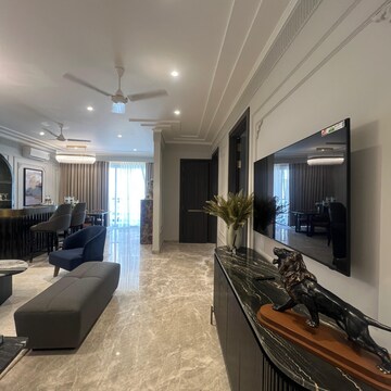 Living Room in 3 BHK Builder Floor at Sushant Lok 2, Sector 56 – for Sale