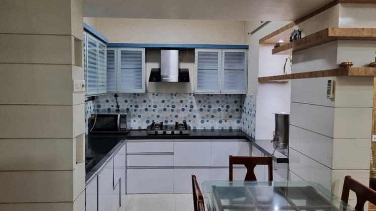 Kitchen, karan-sara 2 Bedroom 875 Sq.Ft. Apartment In Baner Pune 7821141