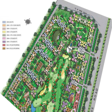 Master Plan in 3 BHK Apartment at Amrapali Golf Homes, Haibatpur – for Sale