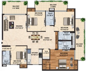 4 BHK Apartment For Resale in Capital Royal Casa Gms Road Dehradun  7821211