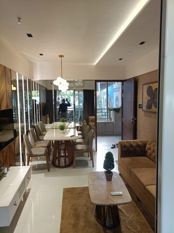 Living Room in 2 BHK Apartment at Charms Global City, Ambernath East – for Sale