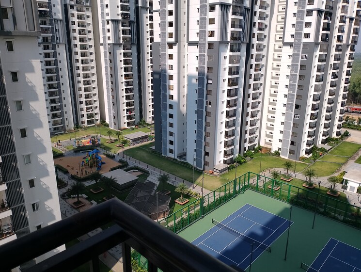 Balcony, my-home-tridasa 3 Bedroom 1830 Sq.Ft. Apartment In Tellapur Hyderabad 7821778