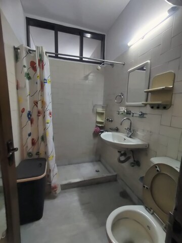 Bathroom in 3 BHK Builder Floor at Greater Kailash I – for Sale