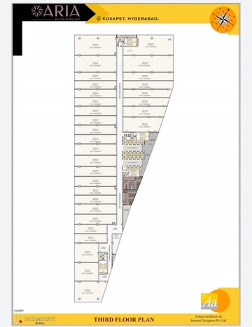 Staircase in  Shop at Kokapet – for Sale