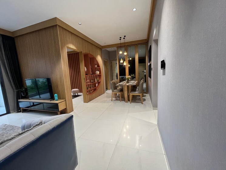 Living Room, kunal-the-canary 3 Bedroom 1193 Sq.Ft. Apartment In Balewadi Pune 7823065