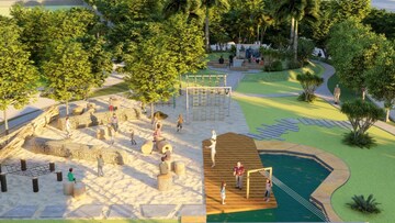  Plot – Exterior View View at SS Sainik Farms, Sector 150 - for Sale