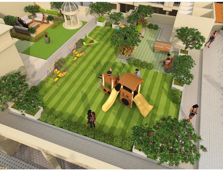 Garden, sm-hitech-tulip 2 Bedroom 463 Sq.Ft. Apartment In Taloja Navi Mumbai 7823580