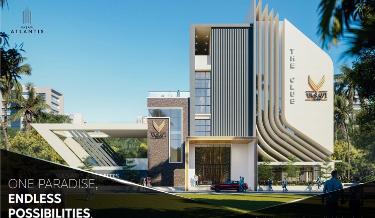 Exterior View, vasavi-atlantis 3 Bedroom 2170 Sq.Ft. Apartment In Narsingi Hyderabad 7823657