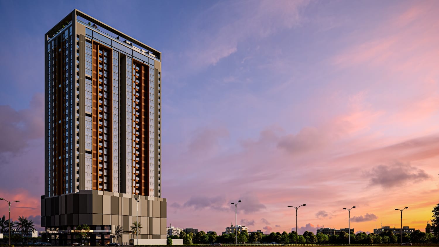 3 BHK 1288 Sq.Ft. Apartment in Pyramid Crown 8