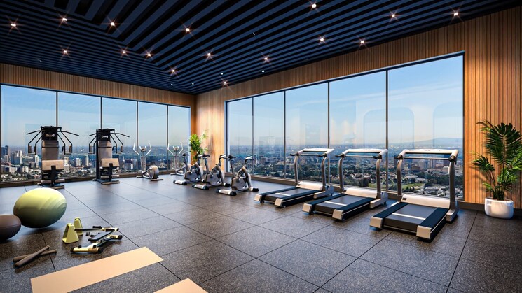 Gym, pyramid-crown-8 3 Bedroom 1288 Sq.Ft. Apartment In Balewadi Pune 7823737