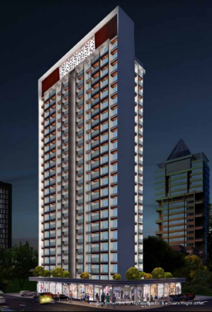 1 BHK + Pooja Room 610 Sq.Ft. Apartment in Nisarg Complex CHS