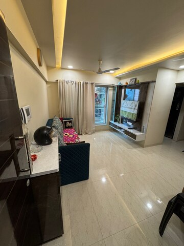 Living Room in 1 BHK Apartment at Raj Rudraksha, Dahisar East – for Sale