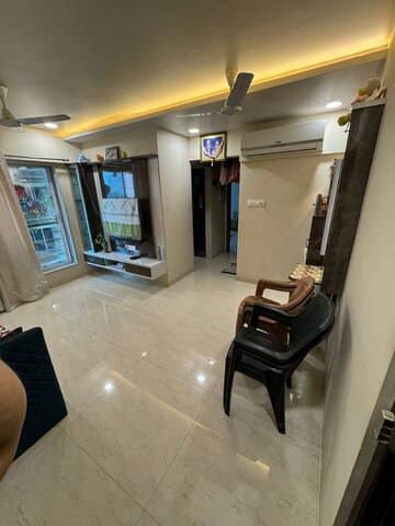 Living Room in 1 BHK Apartment at Raj Rudraksha, Dahisar East – for Sale