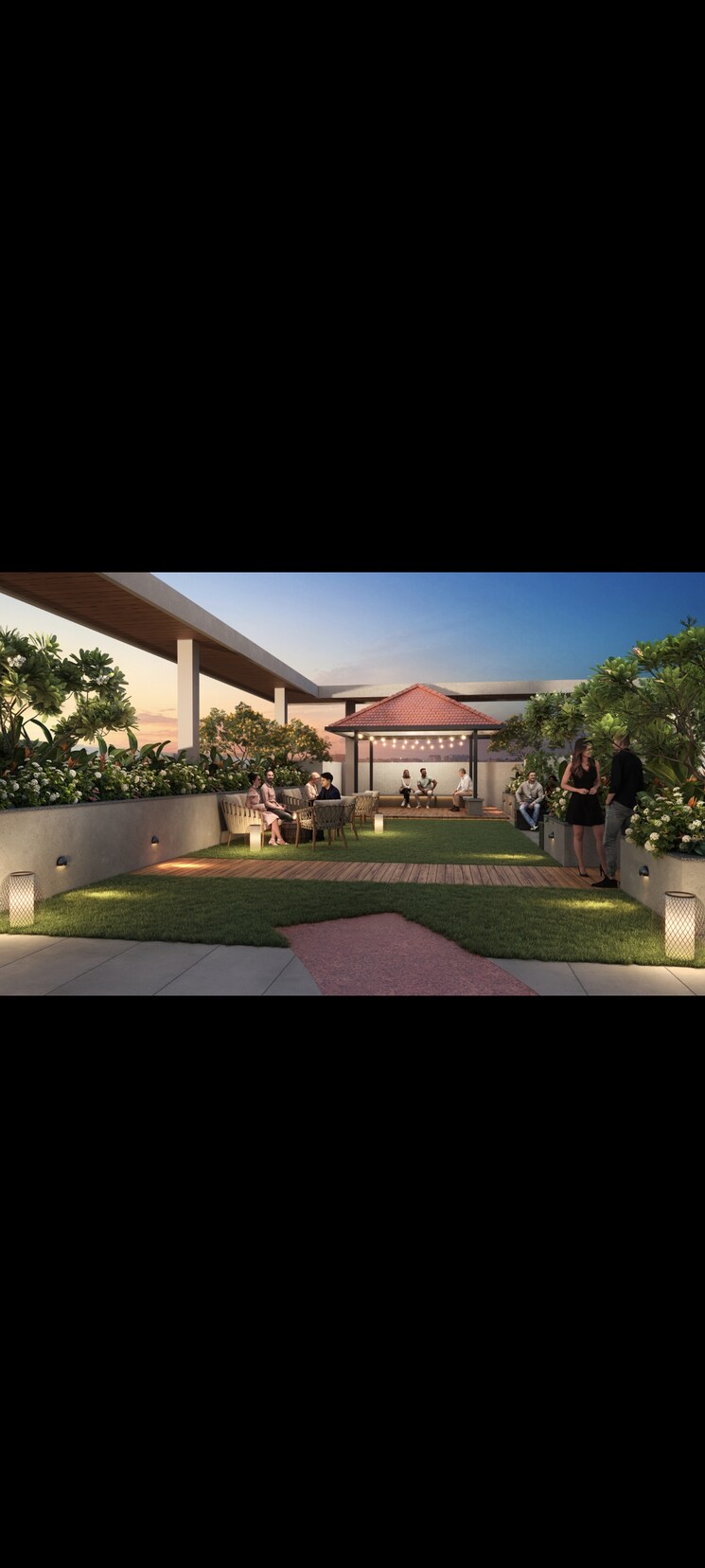 Terrace, engineers-ios-prime 3 Bedroom 1050 Sq.Ft. Apartment In Tathawade Pune 7824013