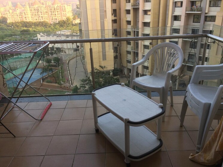 Balcony, rising-landscapes 3 Bedroom 1500 Sq.Ft. Apartment In Mohammadwadi Pune 7824395