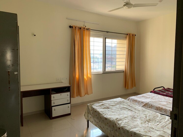 Bedroom, rising-landscapes 3 Bedroom 1500 Sq.Ft. Apartment In Mohammadwadi Pune 7824395