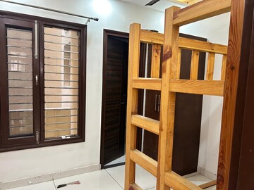 Staircase in 3 BHK Builder Floor at Dhakoli Village – for Sale