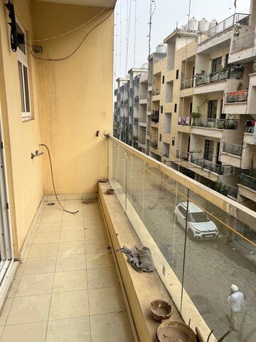Balcony in 3 BHK Builder Floor at Dhakoli Village – for Sale