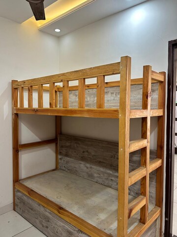 Staircase in 3 BHK Builder Floor at Dhakoli Village – for Sale