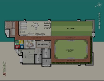 Floor Plan in 2 BHK Apartment at Girgaon – for Sale