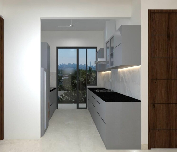 Kitchen, ghazipur 3 Bedroom 1680 Sq.Ft. Builder Floor In Ghazipur Zirakpur 7826535