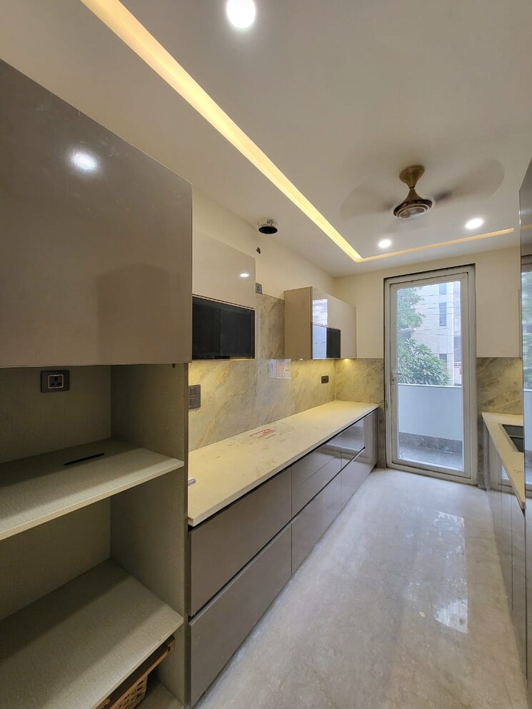 Kitchen, unitech-palms 3 Bedroom 1650 Sq.Ft. Builder Floor In South City 1 Gurgaon 7826705