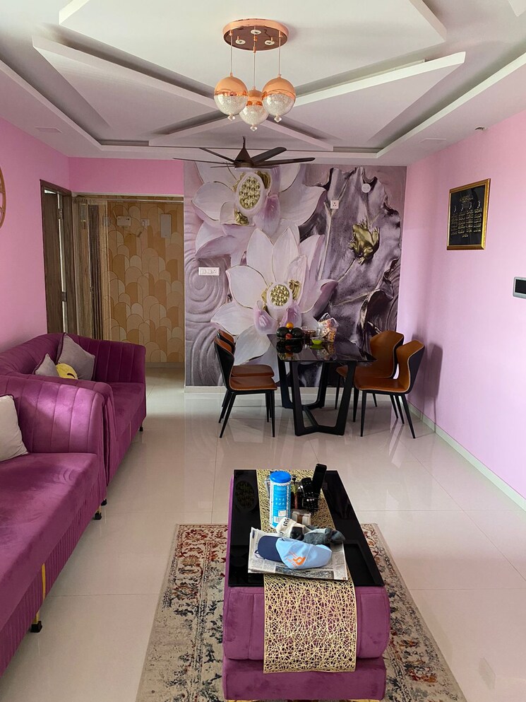 Living Room, pride-world-city-kingsbury 3 Bedroom 1040 Sq.Ft. Apartment In Charholi Budruk Pune 7827081