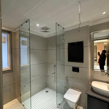 Bathroom in 4 BHK Builder Floor at Ansal API Esencia, Sector 67 – for Sale