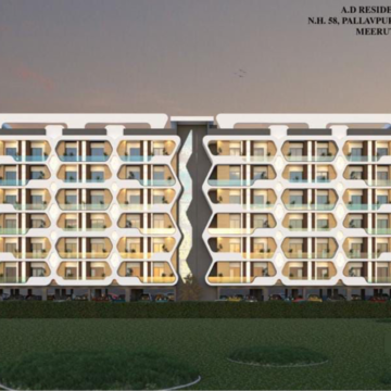 2 BHK Builder Floor – Exterior View View at Modipuram - for Sale