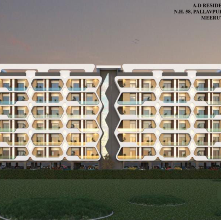 Exterior View, modipuram 2 Bedroom 1087 Sq.Ft. Builder Floor In Modipuram Meerut 7827475