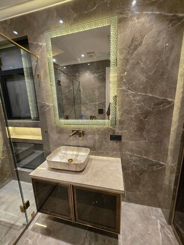 Bathroom in 4 BHK Builder Floor at Ansal API Esencia, Sector 67 – for Sale