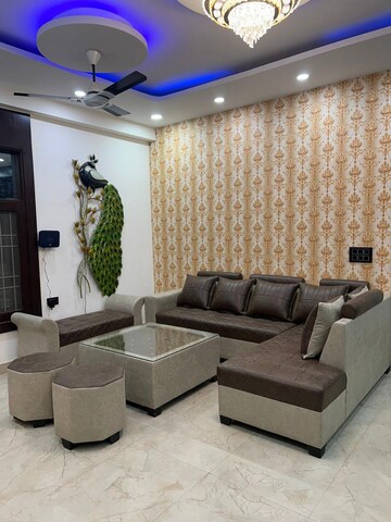 Living Room in 4 BHK Builder Floor at Vasundhara Sector 10 – for Rent