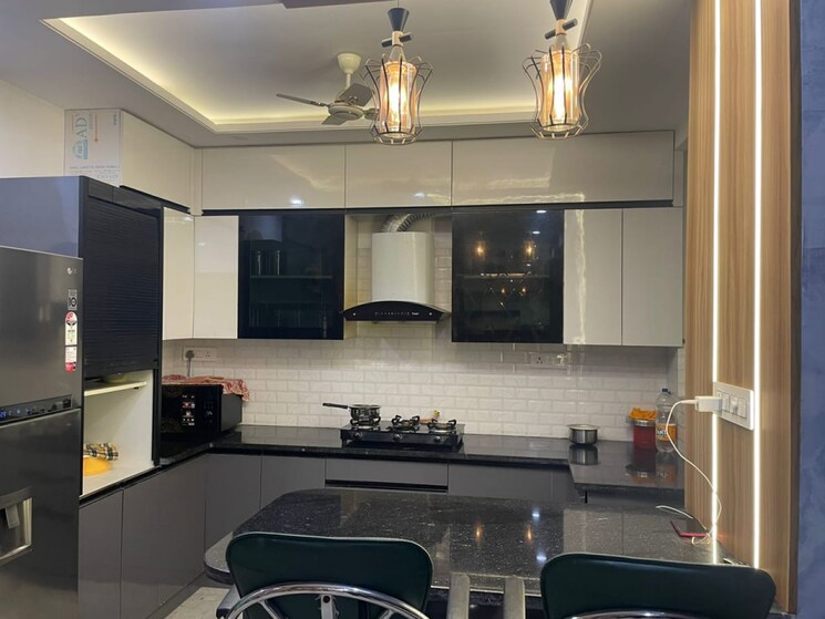 Kitchen, crd-golden-castle 3 Bedroom 1155 Sq.Ft. Apartment In High Ground Zirakpur 7828309