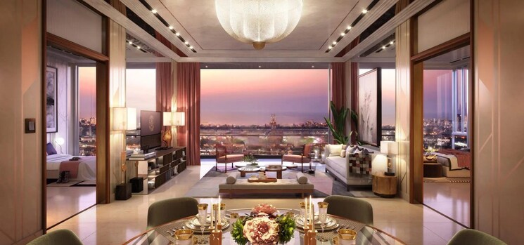 Living Room, piramal-mahalaxmi 4 Bedroom 1495 Sq.Ft. Apartment In Mahalaxmi Mumbai 7828508