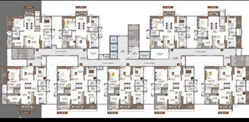 Floor Plan in 3 BHK Apartment at RNP 1, Kondapur – for Sale